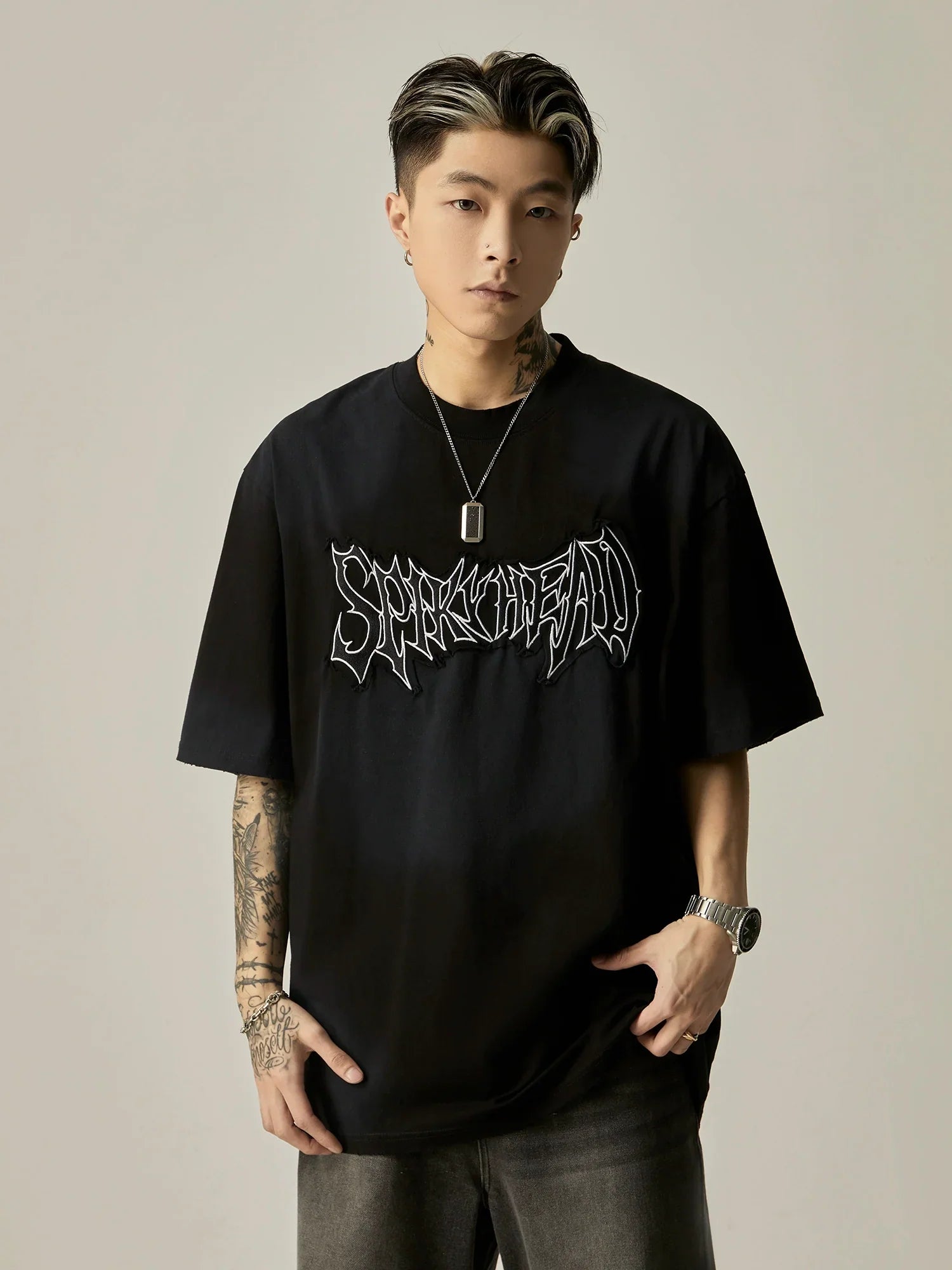 Sprayhead Grunge Graphic Oversized Tee - sneakershuborg