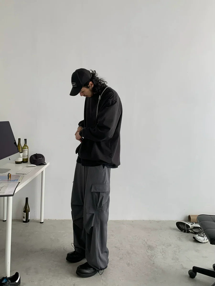 Wide-Leg Straight Fit Work Pants - sneakershuborg