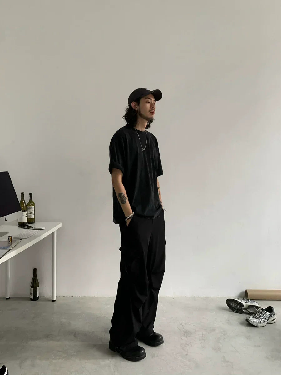 Wide-Leg Straight Fit Work Pants - sneakershuborg