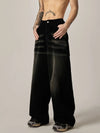 Midnight Velvet Wide-Leg Corduroy Trousers sneakershuborg