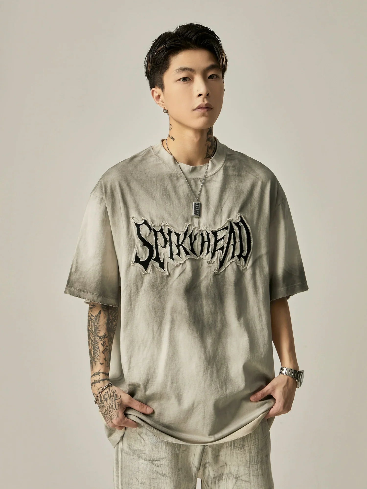 Sprayhead Grunge Graphic Oversized Tee - sneakershuborg