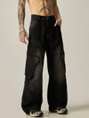 Midnight Blitz Wide-Leg Cargo Jeans sneakershuborg