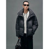 Zipped Down Jacket In Solid Color - sneakershuborg