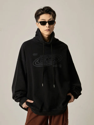 Oversized Logo Turtleneck Sweatshirt sneakershuborg