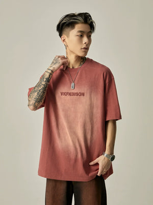 VKFKBISON Black Oversized Logo Tee sneakershuborg