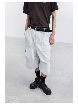 Wide-Leg Cargo Capri Pants - sneakershuborg