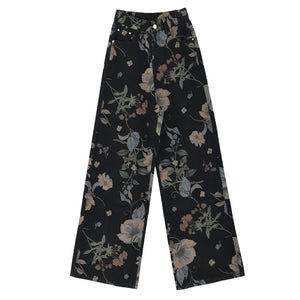 ABWEAR Blooming Botanica Wide-Leg Jeans sneakershuborg