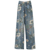 ABWEAR Blooming Botanica Wide-Leg Jeans sneakershuborg