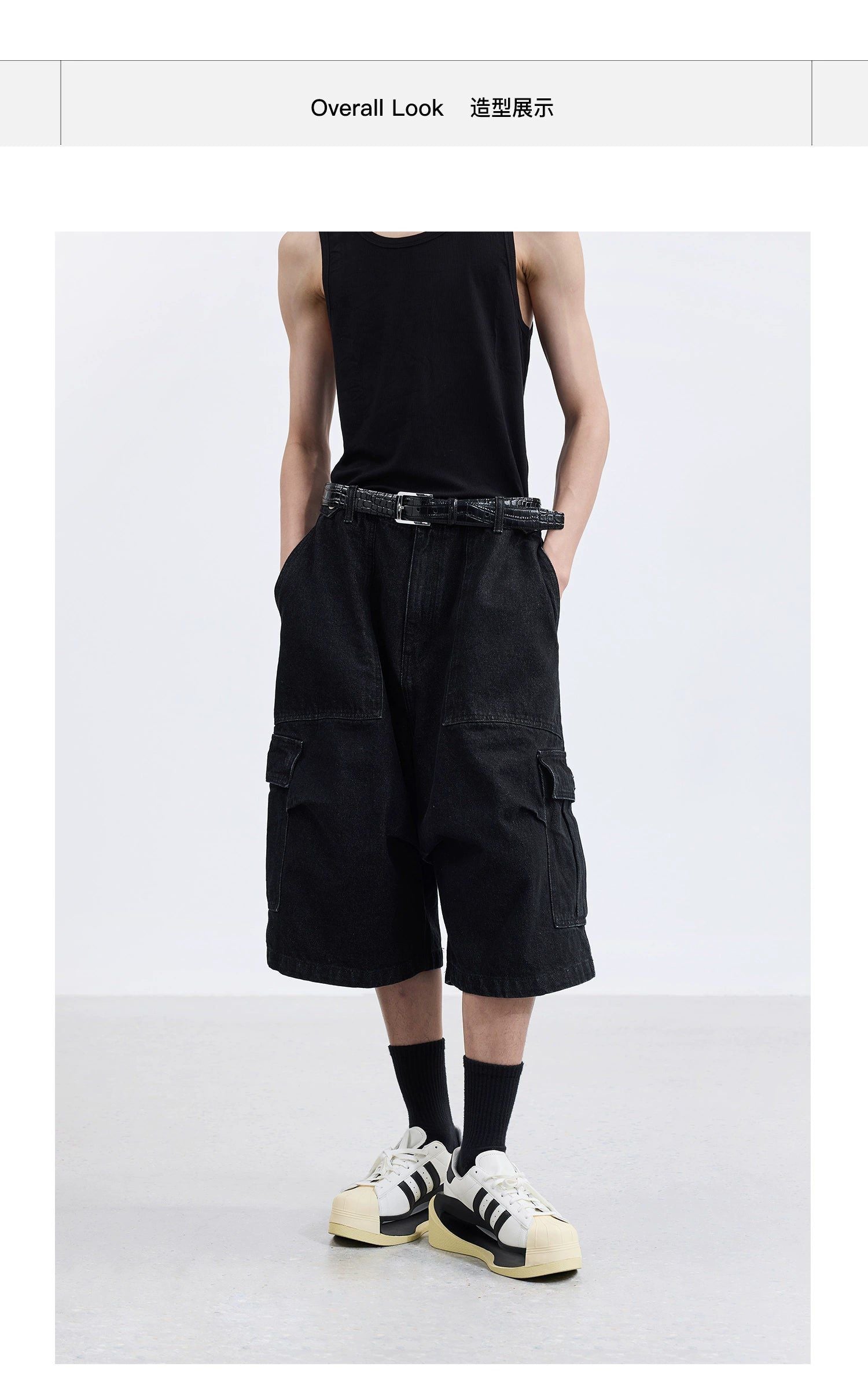 Wide-Leg Cargo Capri Pants - sneakershuborg