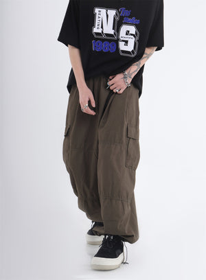 Wide Leg Casual Pants With Pockets - sneakershuborg