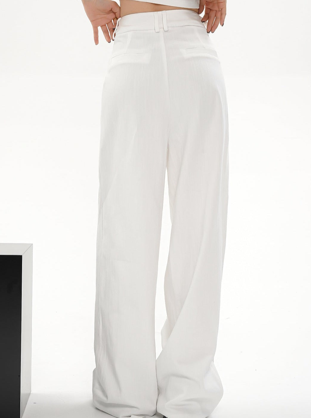 Wide-Leg Palazzo Pants - High-Waisted Loose Fit Trousers sneakershuborg