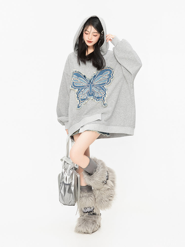 Butterfly Dream Oversized Hoodie sneakershuborg