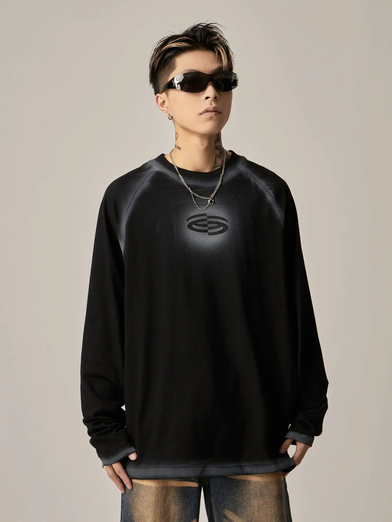 Stealth Logo Oversized Sweatshirts sneakershuborg