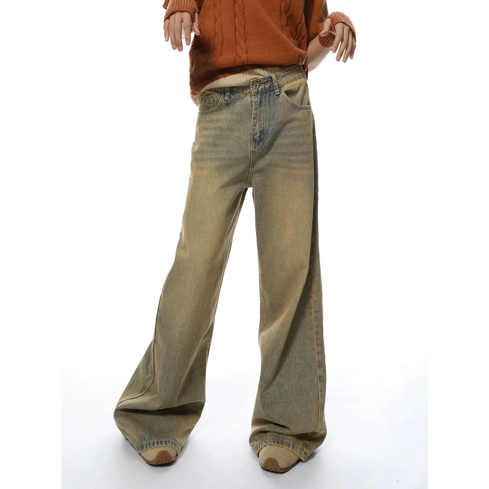 Desert Mirage Wide-Leg Jeans sneakershuborg