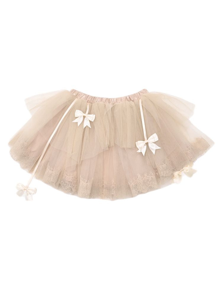 Bow Lace Tulle Skirt sneakershuborg