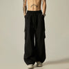 Wide-Leg Black Cargo Pants sneakershuborg