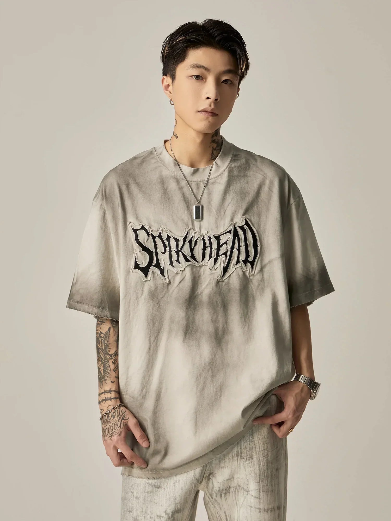 Sprayhead Grunge Graphic Oversized Tee - sneakershuborg