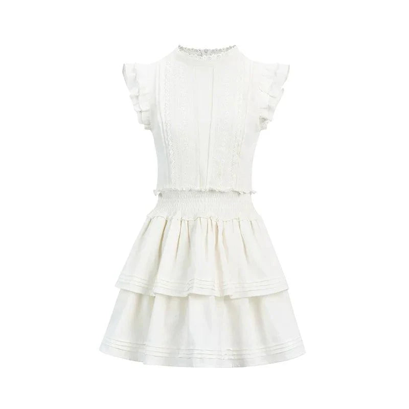 Vintage Charm Tiered Ruffle Dress - sneakershuborg