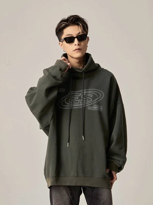 Oversized Logo Turtleneck Sweatshirt sneakershuborg