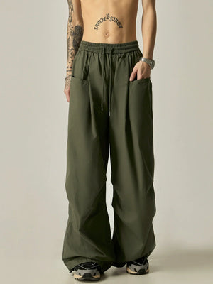 Ultra-Relaxed Wide-Leg Drawstring Lounge Pants sneakershuborg