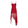 Scarlet Siren Asymmetric Slip Dress - sneakershuborg