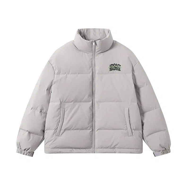 Zip-Up Winter Puffer Jacket - sneakershuborg