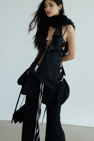 Asymmetric Zen Halter Vest sneakershuborg