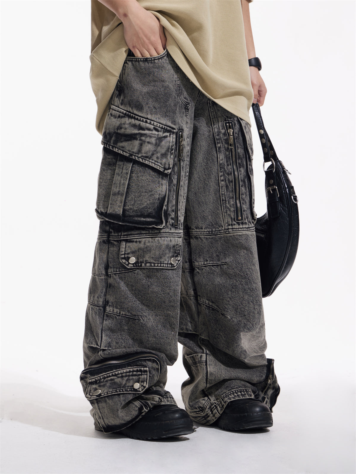 Work Style Multi-Pocket Jeans - sneakershuborg