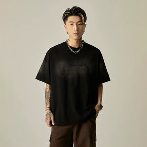 Tonal Embossed Logo Oversized Tee sneakershuborg