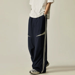 Wide-Leg Tri-Stripe Athletic Pants sneakershuborg