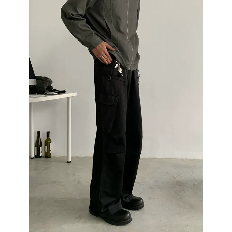 Wide-Leg Utility Work Pants - sneakershuborg