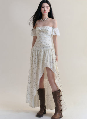 Starlit Soiree: Polka Dot Dream Maxi sneakershuborg