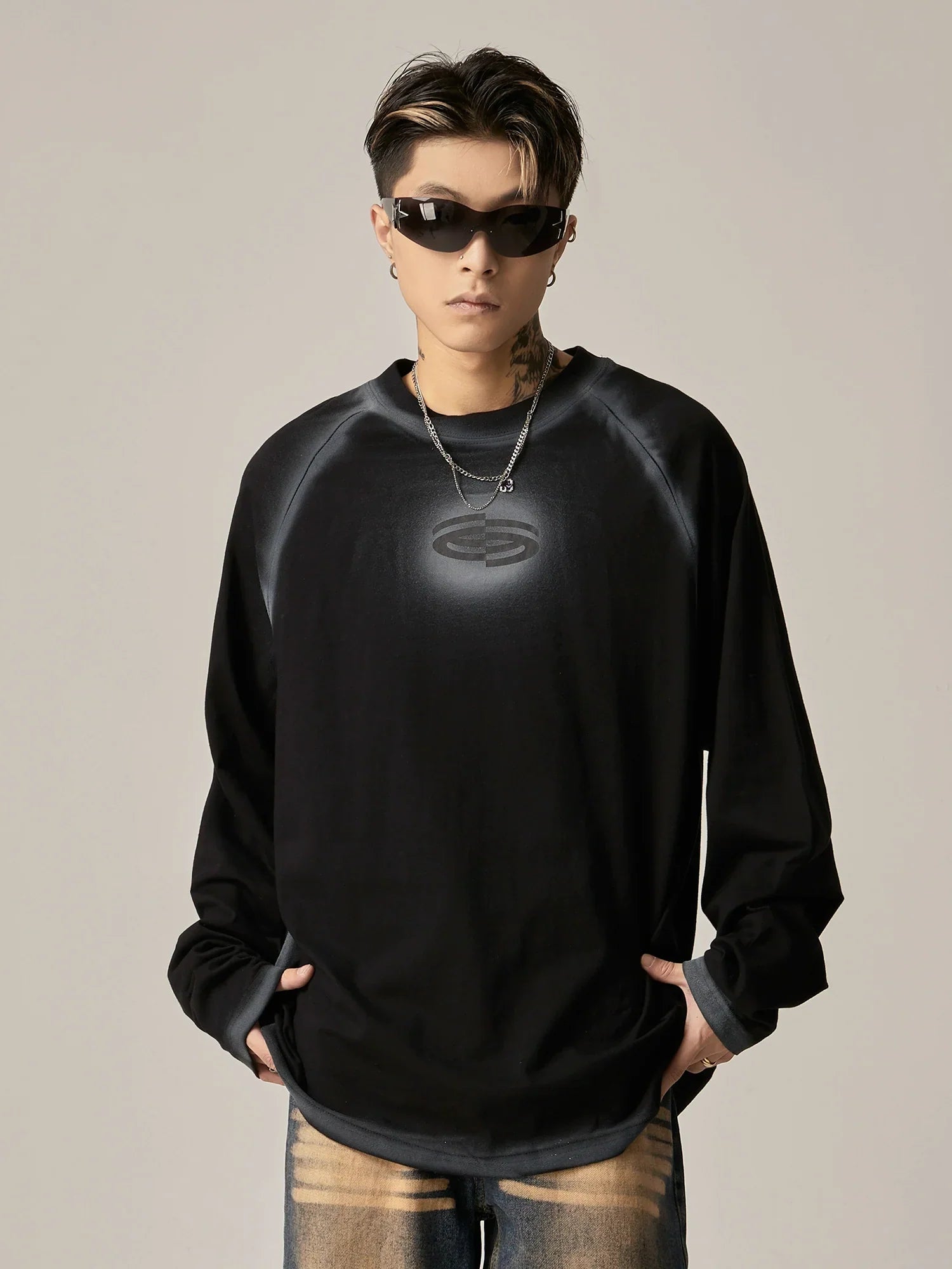 Stealth Logo Oversized Sweatshirts sneakershuborg