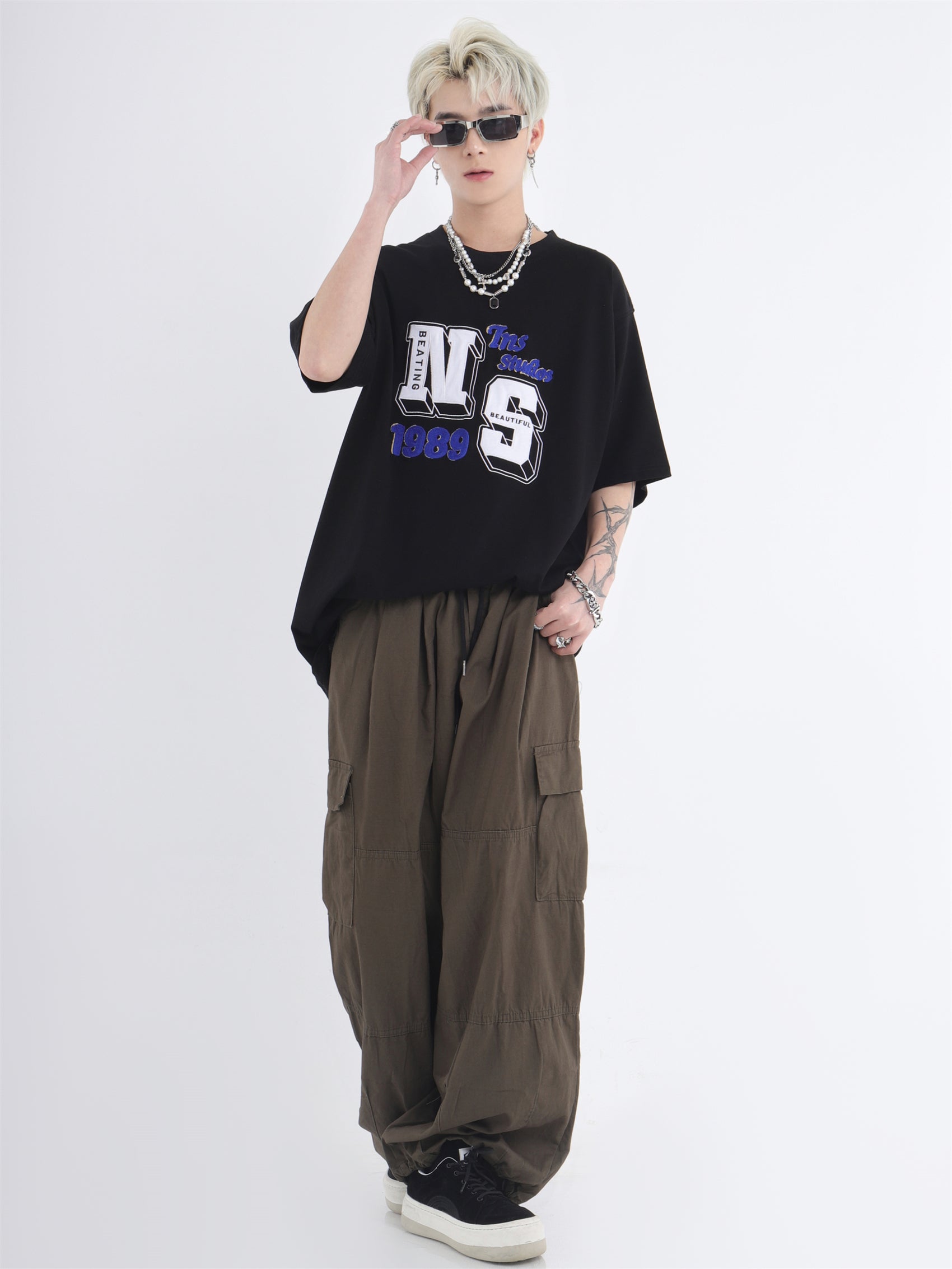 Wide Leg Casual Pants With Pockets - sneakershuborg