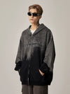 Ombre Moment Mode Oversized Zip Hoodie sneakershuborg