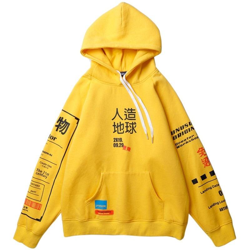 Kanji streetwear hoodie - sneakershuborg