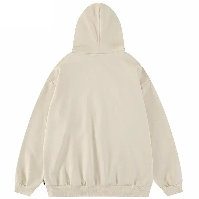 Beige Graphic Hoodie - sneakershuborg