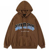 Brown Graphic Hoodie - sneakershuborg