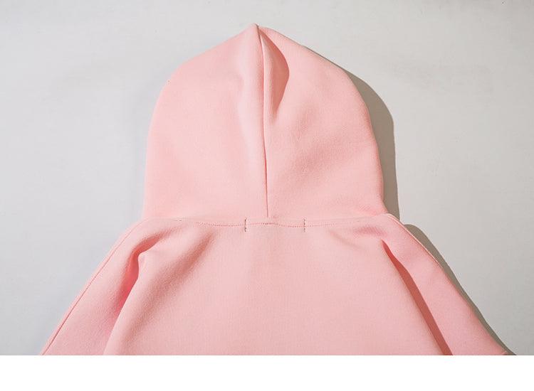 Pink hoodie streetwear - sneakershuborg