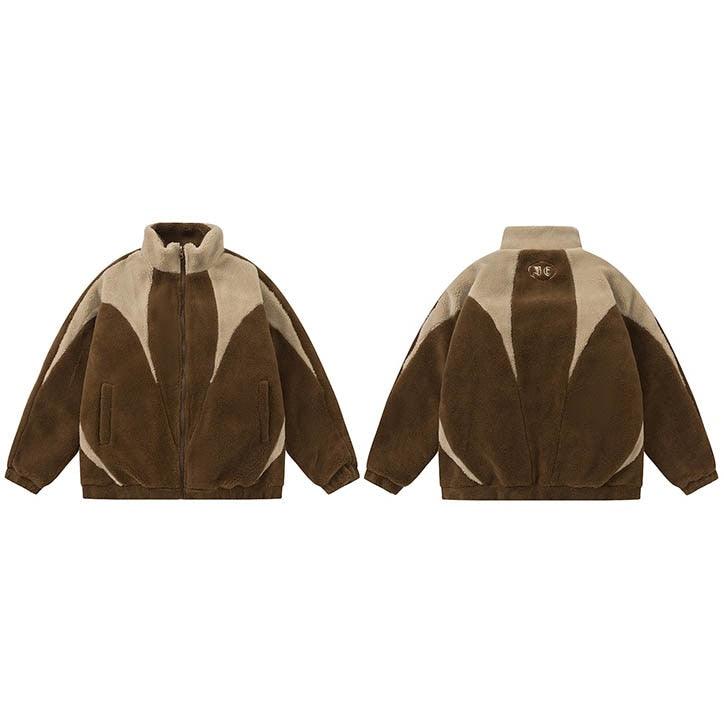 Sherpa jacket streetwear - sneakershuborg