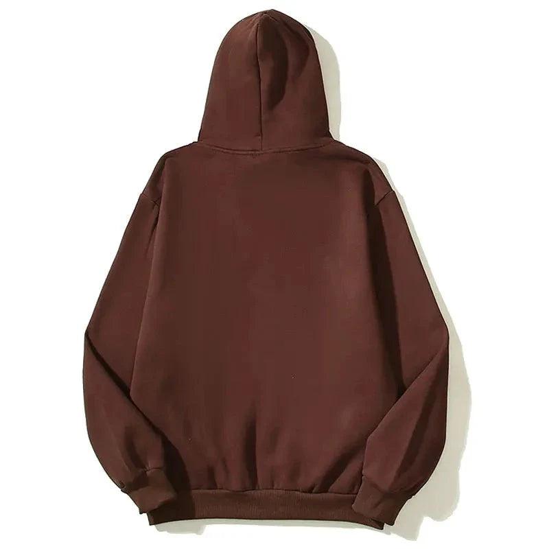 Brown streetwear hoodie - sneakershuborg