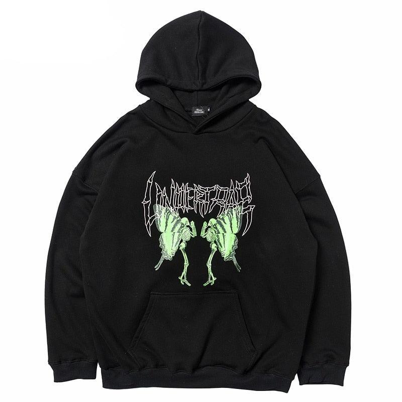 Streetwear skeleton hoodie - sneakershuborg