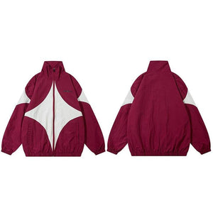 Red streetwear jacket - sneakershuborg