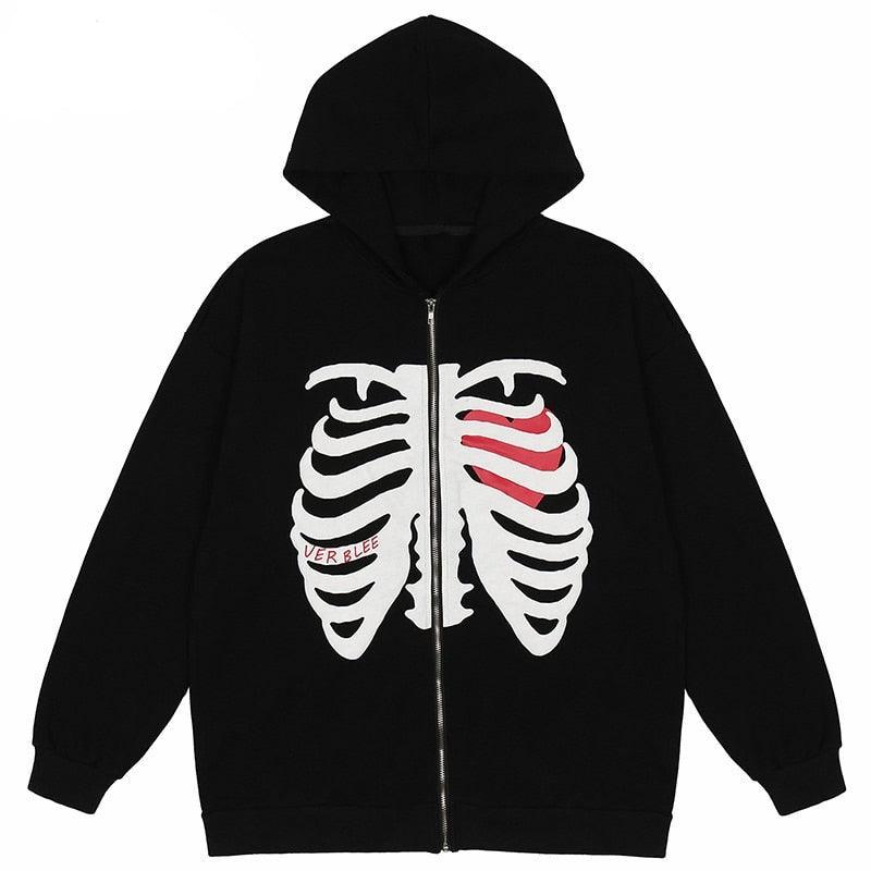 Skeleton jacket streetwear - sneakershuborg