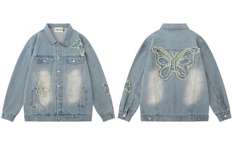 Denim jacket outfits streetwear - sneakershuborg