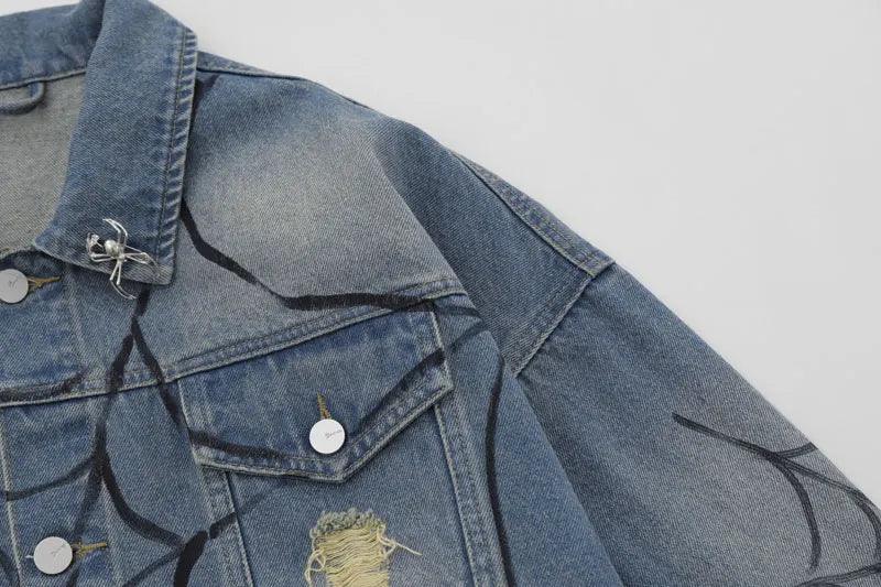 Streetwear denim jacket - sneakershuborg