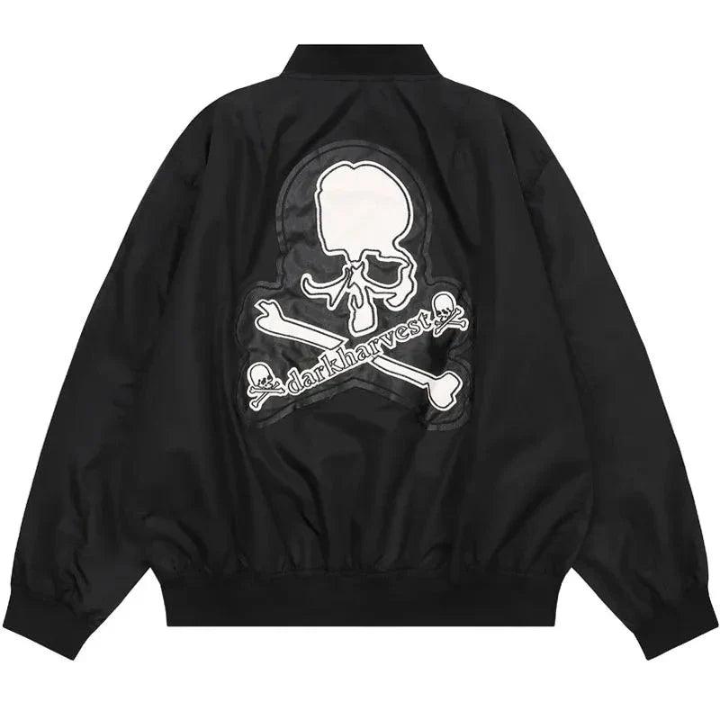 streetwear bomber jacket black - sneakershuborg