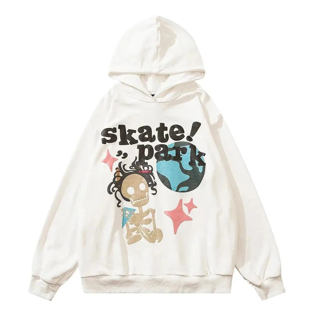 White Skeleton Hoodie - sneakershuborg