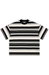 320G Heavyweight Striped Oversized Tee - sneakershuborg