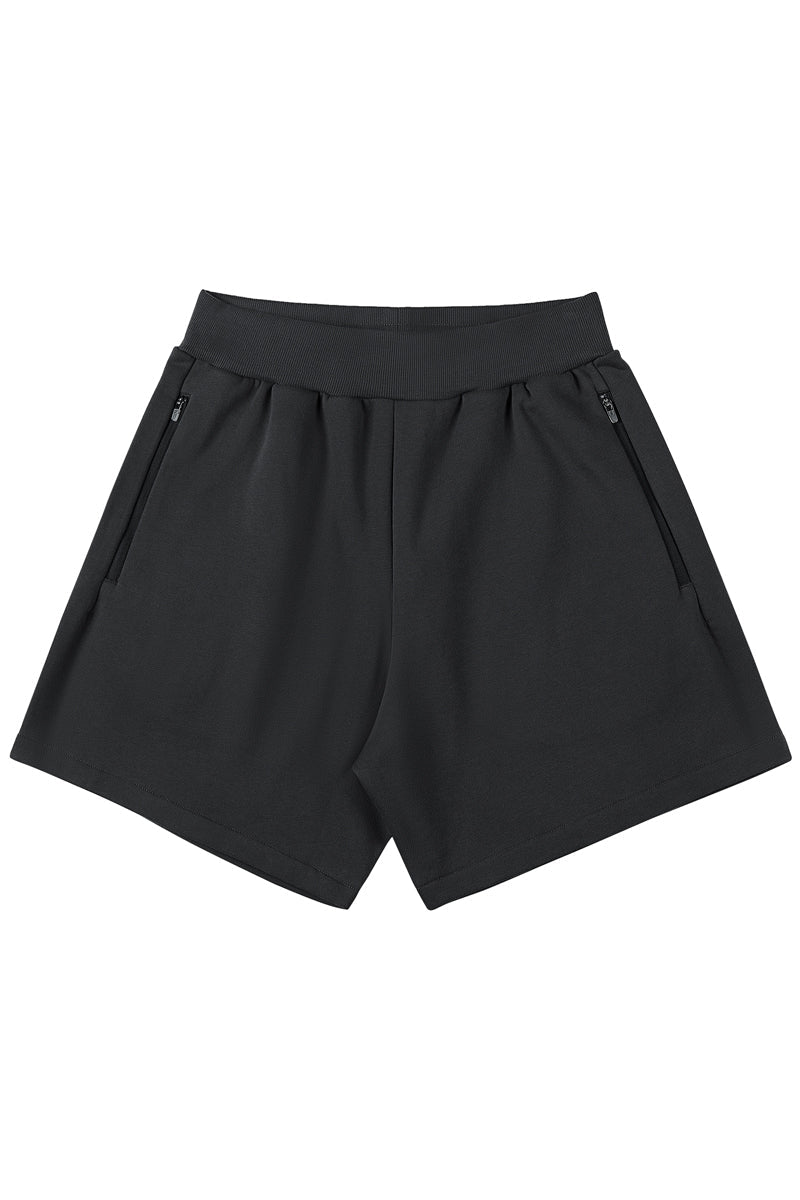 400G Heavy Cotton Shorts With Zip Pocket IDLT